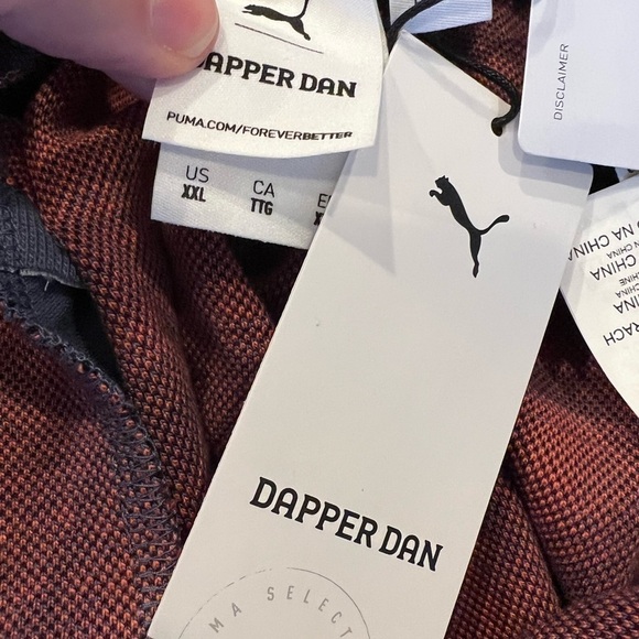 NWT Puma x Dapper Dan Collab T7 Jogger Pant Blue Indigo XXL - Picture 4 of 11